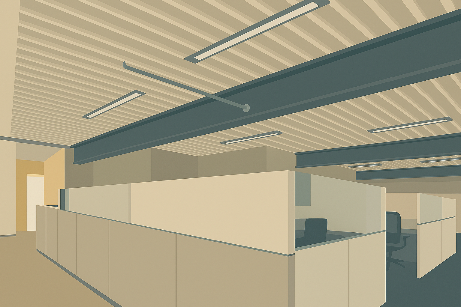 Long‑Span Steel & Composite Floors: Vibration & C&C Wind Coordination BLD-BL-STR-I-242-2025-EN