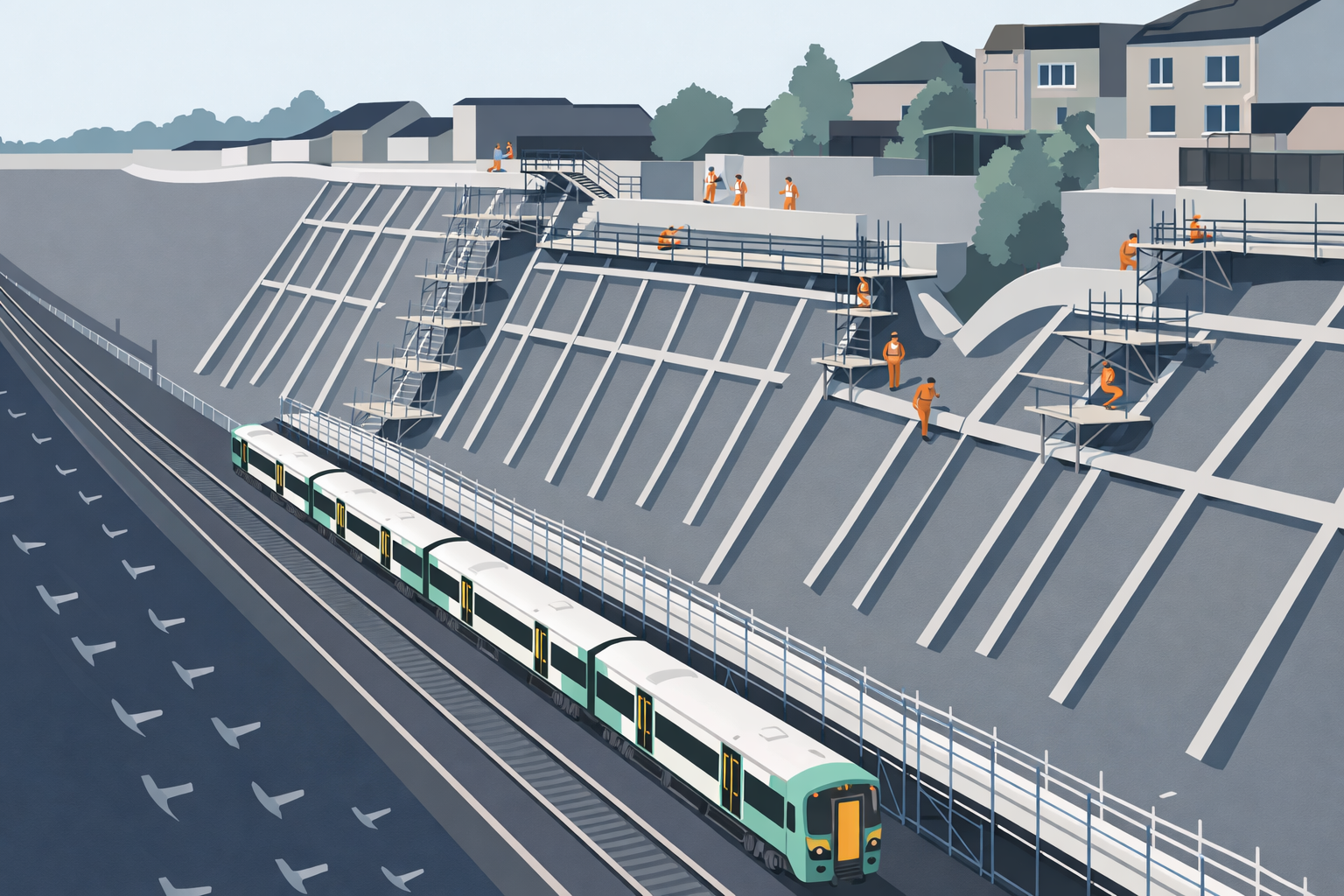 Earthworks and earth stabilization methods for a new railway project TNR-RL-CIV-B-104-2025-EN