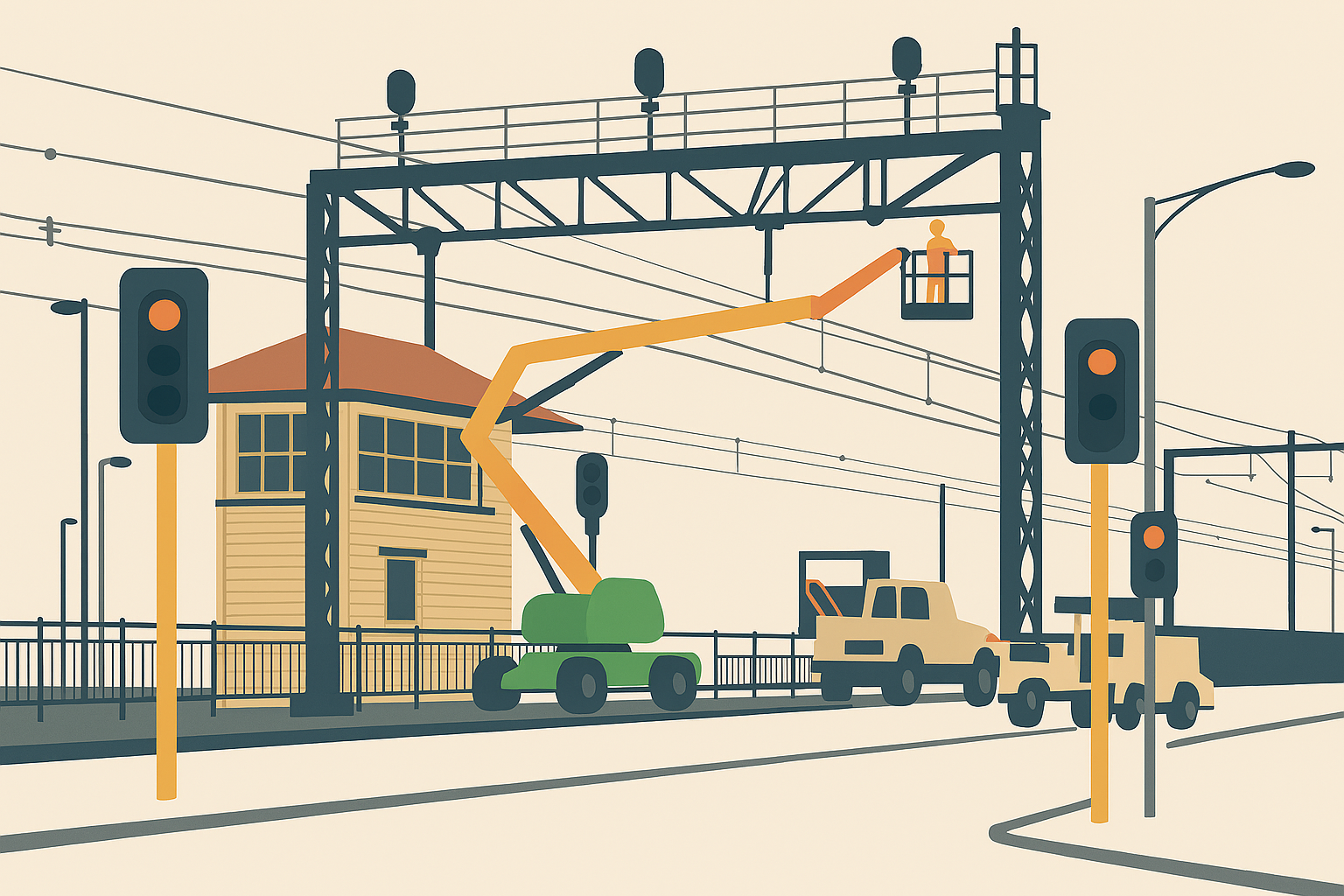 Australian OWS (Overhead Wiring Structures): Structural Design, Corrosion & Life‑Extension TNR-RL-ELE-I-172-2025-EN